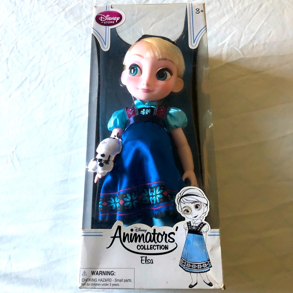 Disney’s Animators Collection 1st Edition Elsa Doll 16”NIB